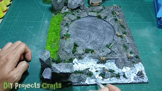 How to make a Realistic Diorama Fantasy Stone Altar