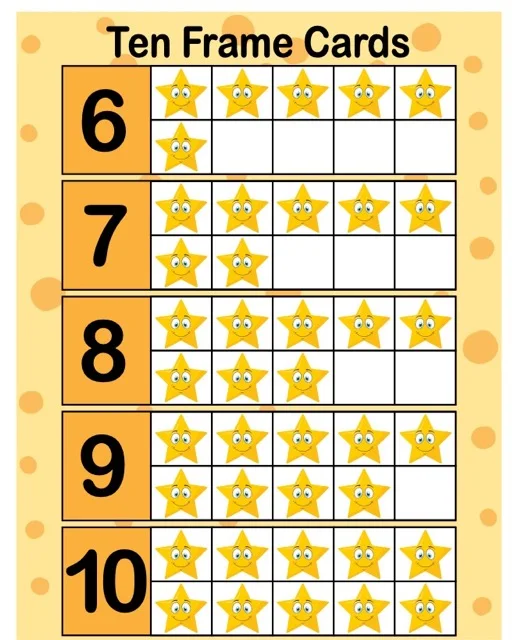 Ten Frame Cards