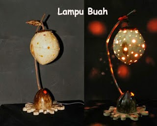 Durian19artsBlog Cara  Membuat  Lampu Hias Unik Dari  Batok 