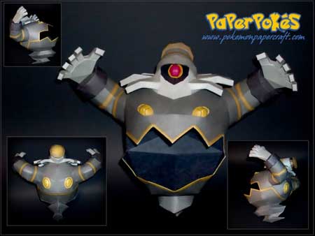 Pokemon Dusknoir Papercraft