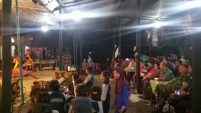 KodimKaranganyar - Danramil Tasikmadu Wakili Dandim Hadiri HUT Sanggar Seni Kembang Joyo ke 3 Tahun 2019