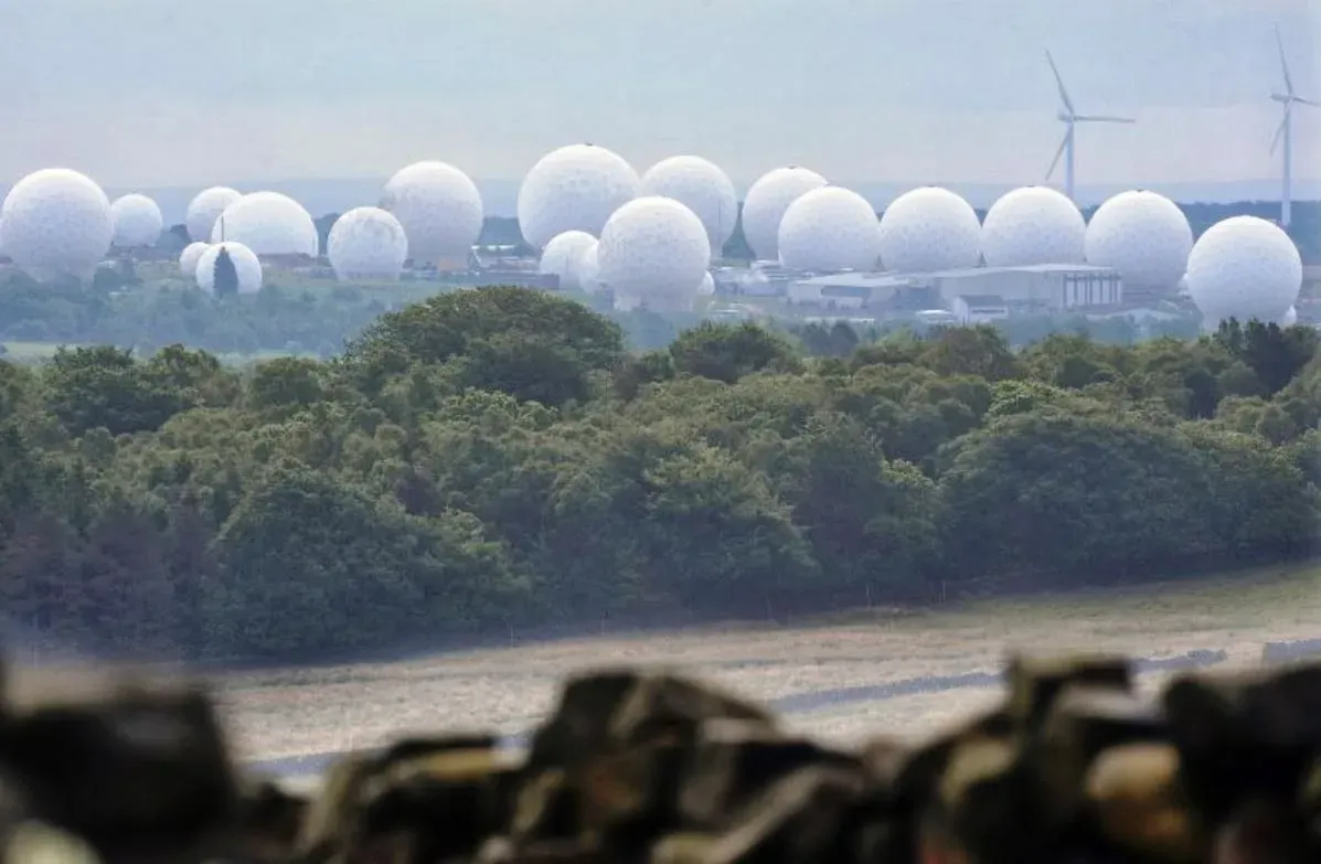 Royal Air Force Menwith Hill, UK.