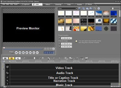 Corel VideoStudio 12 Timeline