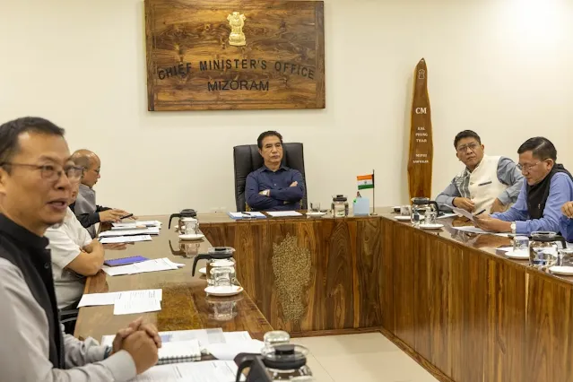 CM Lalduhoma Reviews Higher & Technical Education Progress in Mizoram