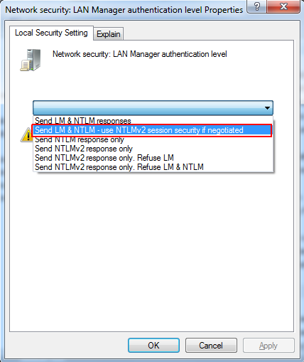 Windows 7 Tidak Bisa Mapping ke Windows Server 2003