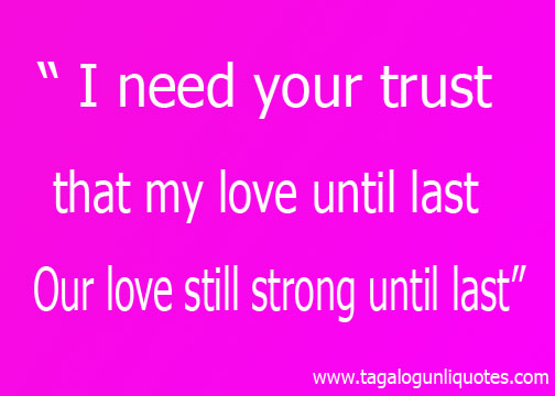 Sweet Tagalog Love Quotes