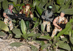 2004 Unproduced Caucasian Desert Patrol Stalker, TRU Exclusive, Midnight Chinese, Chinese Exclusive Flint, Tiger Force Falcon, Snake Eyes, Tunnel Rat
