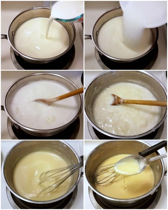 Leche condensada casera, procedimiento paso a paso