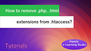 How to remove .php , .html extensions from .htaccess? - Responsive Blogger Template