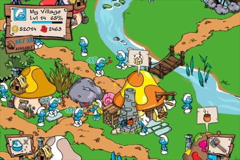 Download Android Games on Smurf Village In Android Samsung Galaxy S Android   Samsung Galaxy 4g