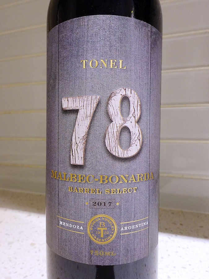 Tonel 78 Barrel Select Malbec/Bonarda 2017 (90 pts)