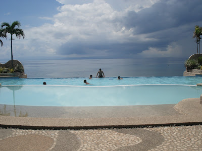 infinity pool in Lalimar Beach Resort in Negros Occidental