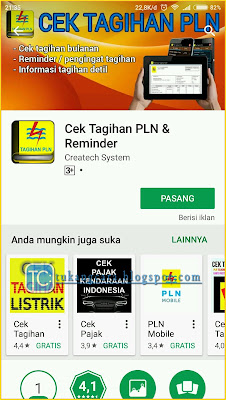 cek tagihan listrik sudah dibayar atau belum 