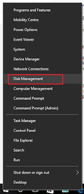 disk management windows 10