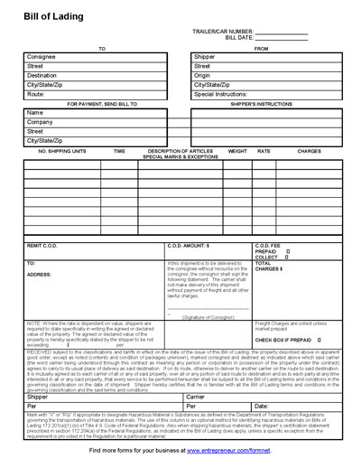 Apl Bill Of Lading Format Pommostaclenes