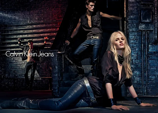 Calvin Klein Jeans Fall/Winter 2012 featuring Lara Stone