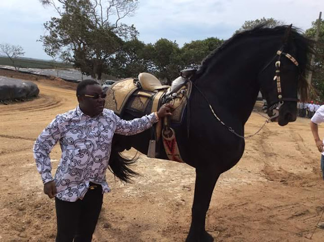 Governor Ben Ayade just bought himself a horse, see photos here