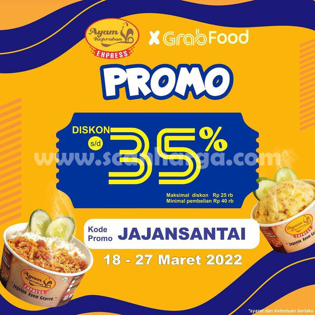 AYAM KEPRABON Promo GRABFOOD DISKON hingga 35%