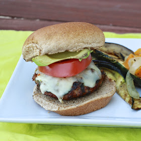 Cilantro Turkey Burgers with Pepperjack and Avocado | The Sweets Life