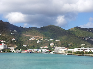 The coastline of Tortola