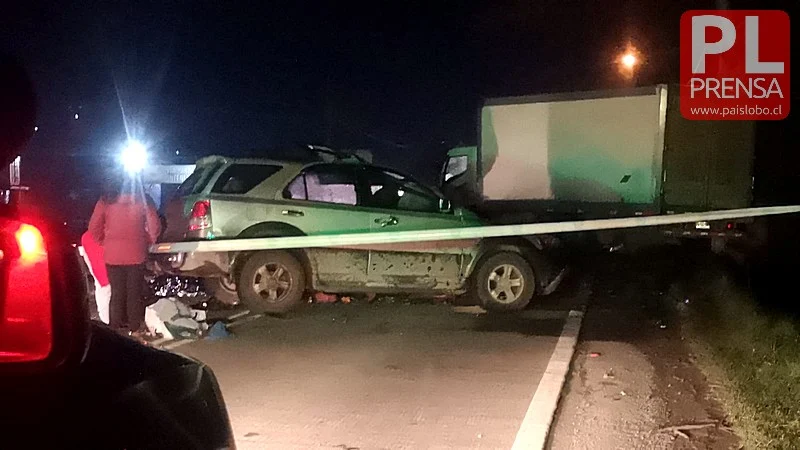 Fatal accidente en la Ruta a Tepual