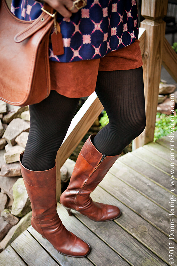 Anthropologie Shirt, Cabi Turtleneck, Piperlime Suede Shorts, Coach Bag, J. Crew Boots, Target Belt, Blinde Sunglasses, Jewelmint Bee Earrings, Melinda Maria Grecian Ring, Tiffany Interlocking Circles Ring, Diamonds Direct, Arooji's Wine Room, the Queen City Style, Charlotte, NC