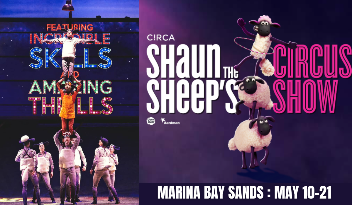 Shaun the Sheep's Circus Show is coming to Singapore!