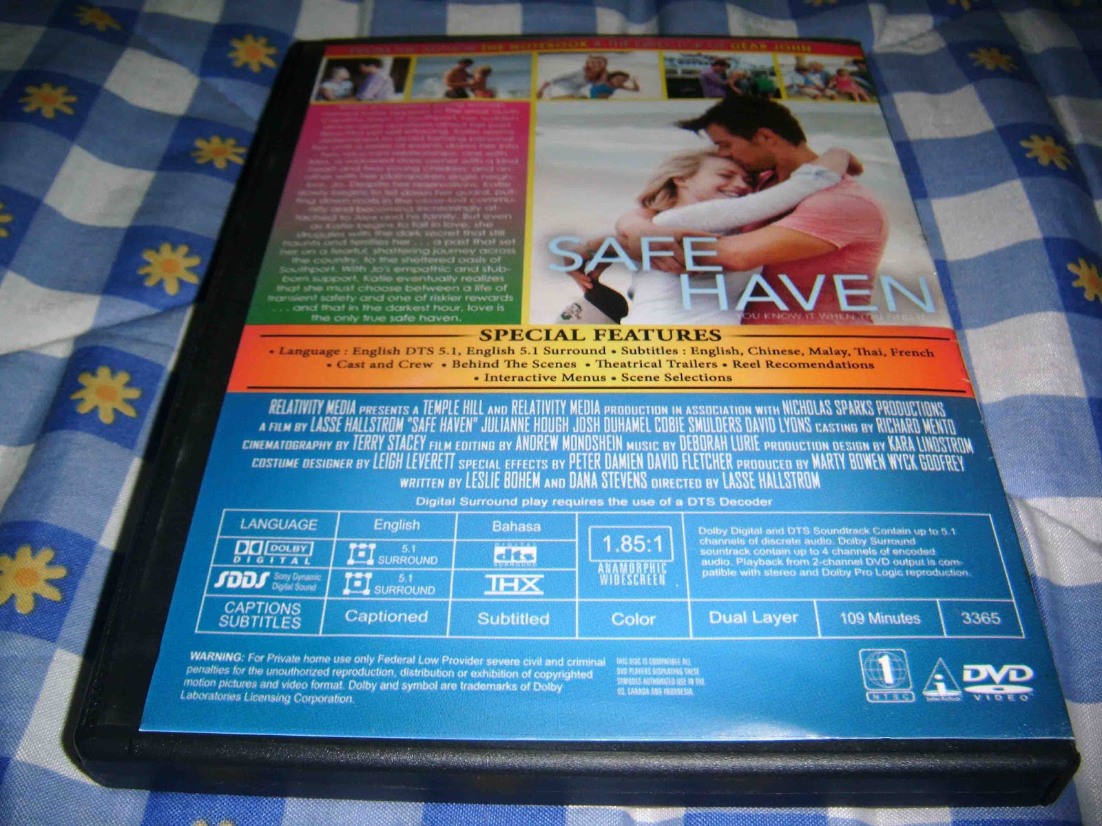 Safe Haven DVD