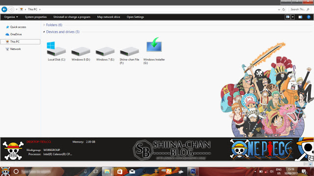 One Piece Theme Win 10 Ver. 1809 by Enji Riz Lazuardi
