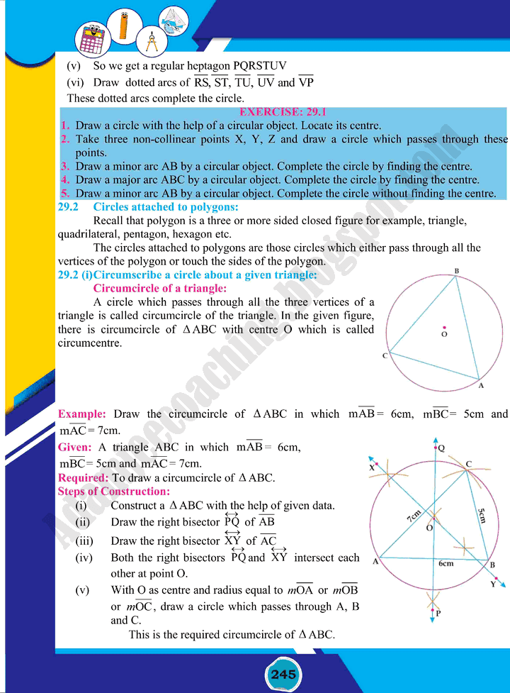 practical-geometry-circles-mathematics-class-10th-text-book