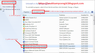 CARA MENGATASI ERROR SCAN PRINT EPSON L210,L220,L350,L355,L360,
