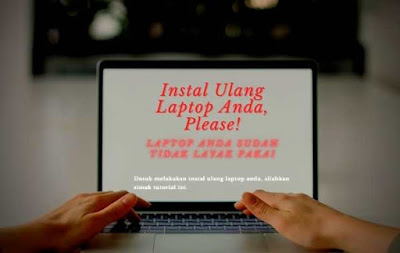 cara instal ulang laptop