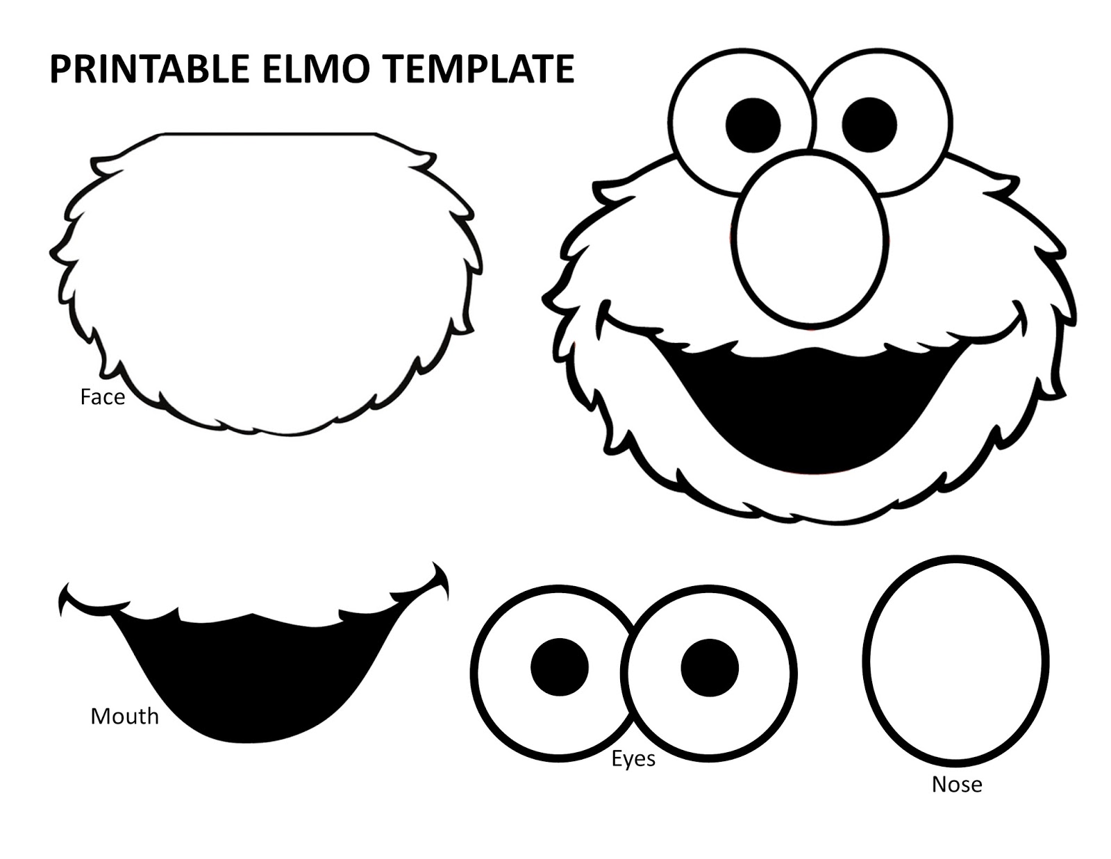 Elmo Stencil >> Hasshe.Com
