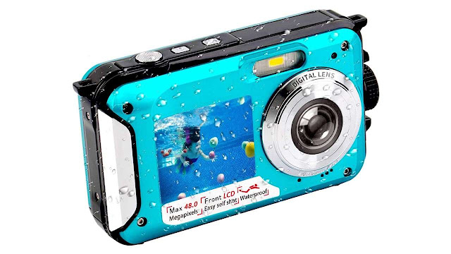 Underwater FHD 2.7K 48 MP Waterproof Digital Camera