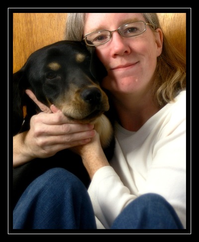 November Elli self portrait with border