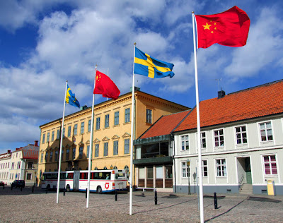 Himmelska fridens torg i Kalmar.