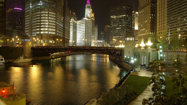 Illinois Night HD Wallpaper