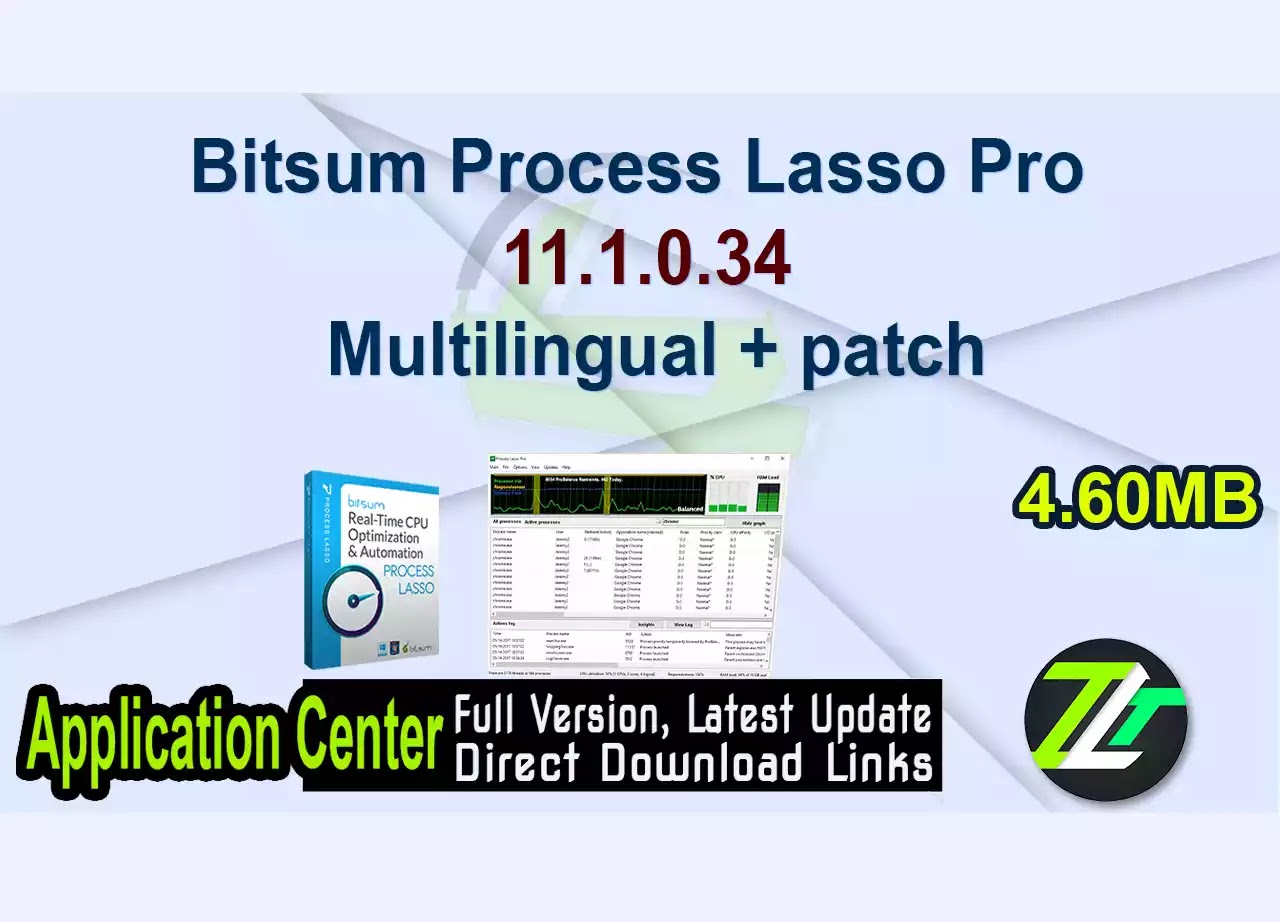 Bitsum Process Lasso Pro 11.1.0.34 Multilingual + patch