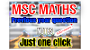 MSc mathematics