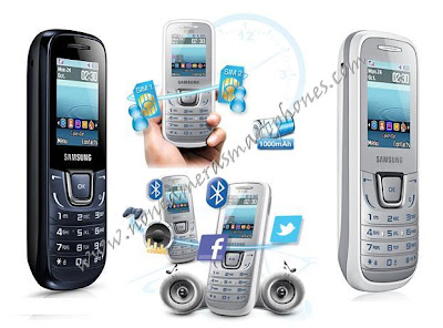 Samsung E1282T Dual Sim Cameraless GPRS Features Phone Images.