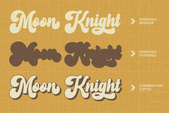 Monchila Retro Script Font