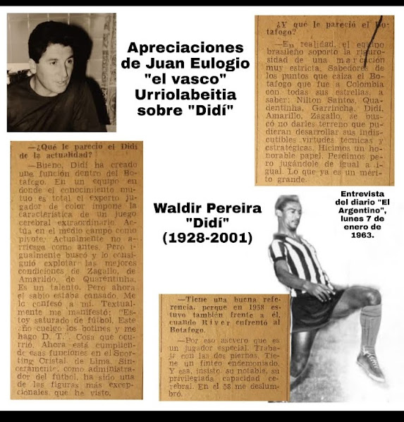 Juan Eulogio Urriolabeitia opina sobre "Didí" Waldir Pereira