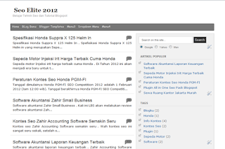 Free download Blogger Template Seo Elite 2012