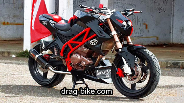 Foto Gambar Motor Modifikasi Vixion Street Fighter Monster Terbarik