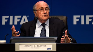 Joseph Sepp Blatter in a Press Conference