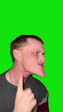 mewing guy smile meme green screen template download