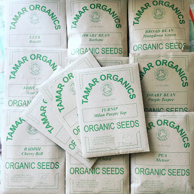 Seeds for the vegetable plot