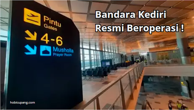 Bandara Kediri Resmi Beroperasi