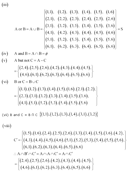 Solutions Class 11 Maths Chapter-16 (Probability)