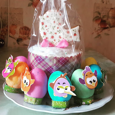 Easter egg decorating ideas for kid. Герои мультфильмов на пасхальных яйцах.